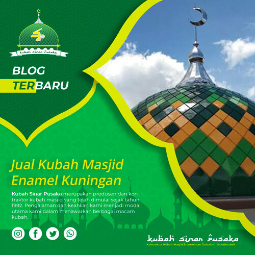 Kubah Enamel Kuningan