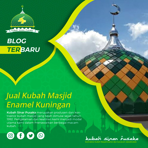 Kubah Enamel Kuningan